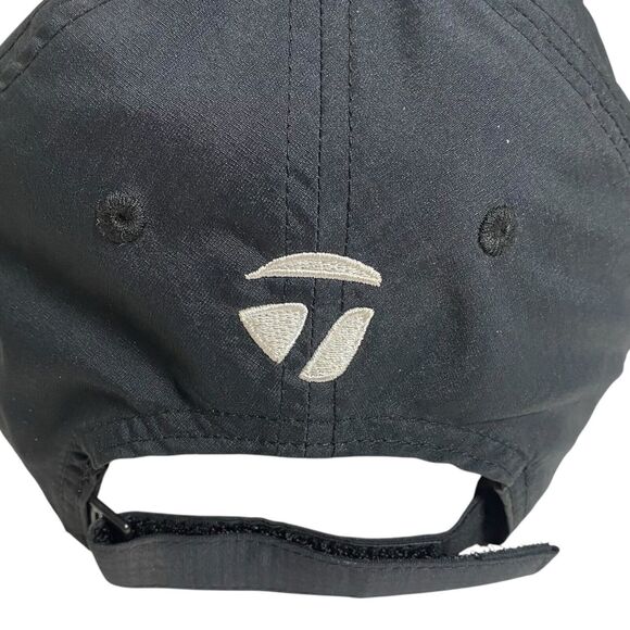 TaylorMade Golf Hat Mens One Size Black SIM TP5 Logo Adjustable Tour Authentic - Picture 10 of 16